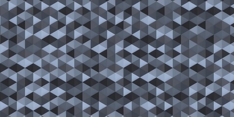 Leinwandbilder - Texture of dark triangles of different shades.