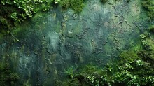 Background Of Green Moss-covered Log Perfect For Showcasing Products In Montages