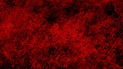 Poster - Red abstract square pixel mosaic background. Vector illustration.