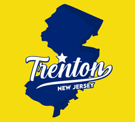 Sticker - Trenton New Jersey United States