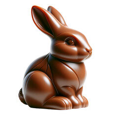 illustration of chocolate rabbit