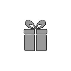 Poster -  Gift box icon isolated on transparent background