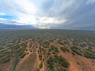 Canvas Print - The Nullarbor Plain in southern Australia