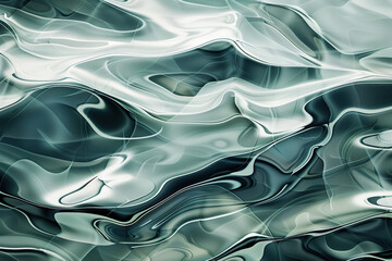 Poster - Abstract background with reflections and caustics. Futuristic background image. Created with Generative AI technology.