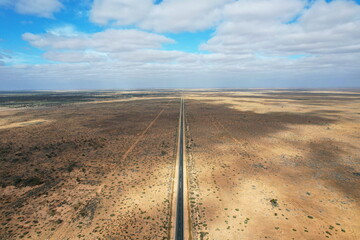 Canvas Print - The Nullarbor Plain in southern Australia