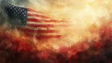 Fototapeta  - american flag background
