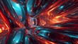 Futuristic Abstract 3D Rendering Wallpaper