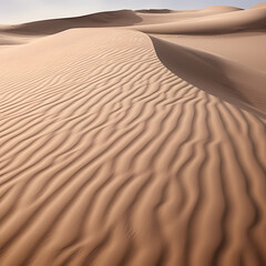 Canvas Print - Abstract patterns in a sand dune.