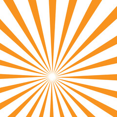 Wall Mural - Sun ray retro background vector burst light. Sunrise or sunset retro design