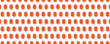 Orange Building Blocks Seamless Pattern - Orange Plastic Toy Building Blocks Or Bricks Texture. Seamless Modern Design. Banner, Cover, Poster, Flyer, Card, Fabric, Clothes. Vector Illustration