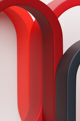Poster - beautiful colorful water texture design 3d illustration. abstract chaotic surface pattern.