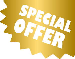 Sticker - Special offer corner starburst sticker