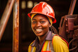 Cropped portrait of an attractive young female construction worker working on site.