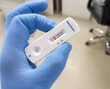 © MdBabul - Rapid test cassette for Melioidosis test, also called Whitmore's disease cauaed by gram negative bacterium called Burkholderia pseudomallei.