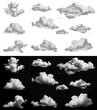 Assorted Cloud Formations for Various Backgrounds