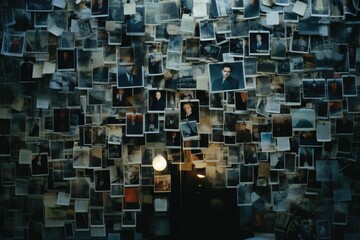 Poster - A collection of various pictures hanging on a wall. Ideal for home decor projects