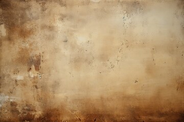 Aufkleber - A brown wall with a white sign. Suitable for advertising or signage concepts