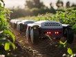Autonomous robots navigating between rows of crops soil sensors and 3D mapping in use