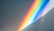 blurred rainbow light refraction texture overlay effect for photo and mockups organic drop diagonal holographic flare on a white wall shadows for natural light effects