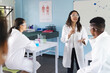 © Wavebreak Media - Young biracial teacher teaches in a high school laboratory