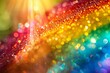abstract rainbow background with bokeh