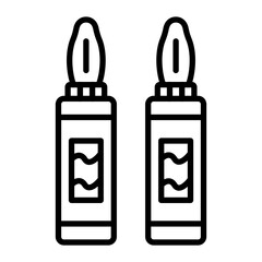 Poster - Ampoule Line Icon