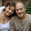 © APURBO - happy family smile and grandfather