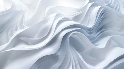 Sticker - abstract white background with smooth lines