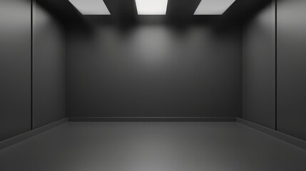 Poster - gray empty room studio gradient used for background and display your product
