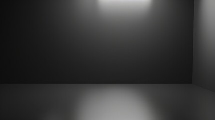 Poster - gray empty room studio gradient used for background and display your product