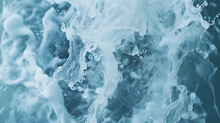 A Blurred Section In The Center, Surrounded By Clear Visuals Of Water Splashing Or Swirling