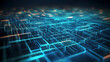 © ma - Dark mesh on background, big data and cybersecurity