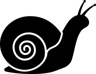 Wall Mural - snail black icon