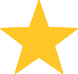 Wall Mural - golden star icon