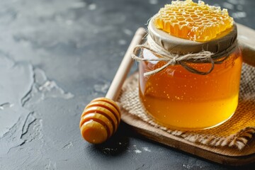 Wall Mural - May honey. Background with selective focus and copy space