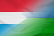 Luxembourg and Djibouti political flag transborder negotiation DJI LUX