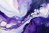 Fototapeta Lawenda - Purple blue white liquid that is flowing