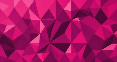 Sticker -  Abstract geometric pattern in vibrant pinks and purples