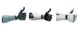 © LivroomStudio - Robot hand giving thumbs up Isolated on transparent background