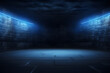 neon blue dark tunnel background
