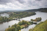 Fototapeta  - Fluss Ruhr in Ruhrgebiet .NRW Deutschland