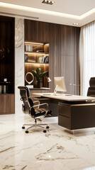 Wall Mural - Stylish elegant luxury interior office design