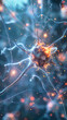 © Adrian Grosu - Neuron and synapse structure