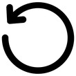 replay icon, simple vector design