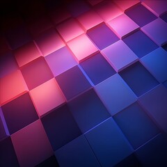 Poster - Hexagonal abstract material science background, technology concept in engineering research