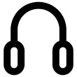 earmuffs icon, simple vector design