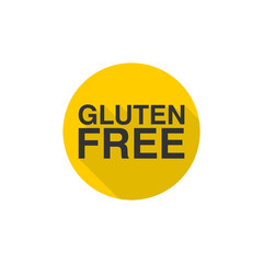 Canvas Print - Gluten free icon isolated on transparent background