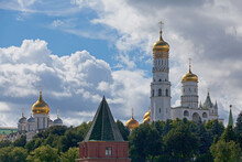 The Ivan The Great Bell-Tower In Moscow