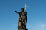 Fototapeta Na drzwi -    The Statue of St. John the Baptist, Charles Bridge in Prague, Czech Republic
