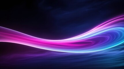Wall Mural - energetic bright waves dance elegantly against a shadowy mystery